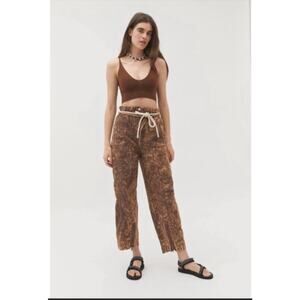 BDG Urban Outfitters Brown Stone Wash Cargo Izzy High Waist Pants M